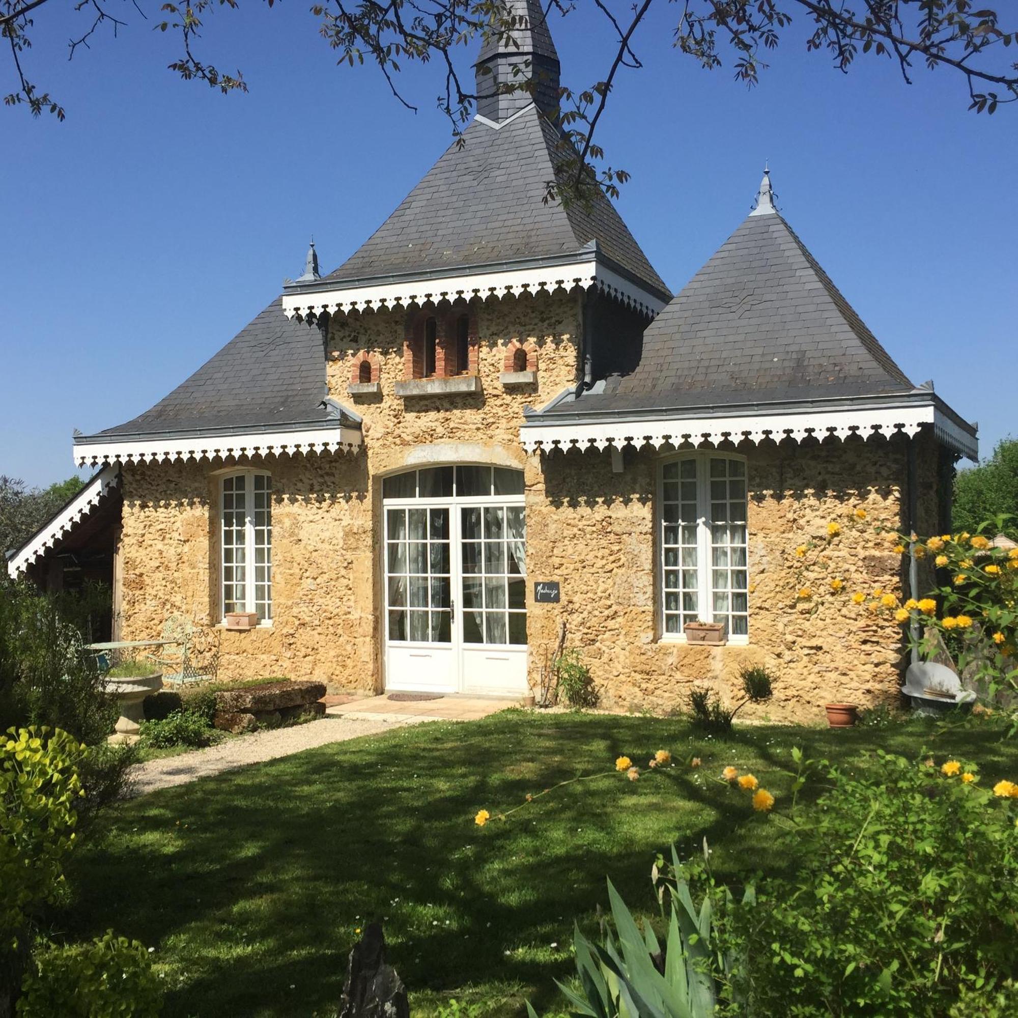 Maison d'Hôtes Lassaubatju Hontanx Exterior foto