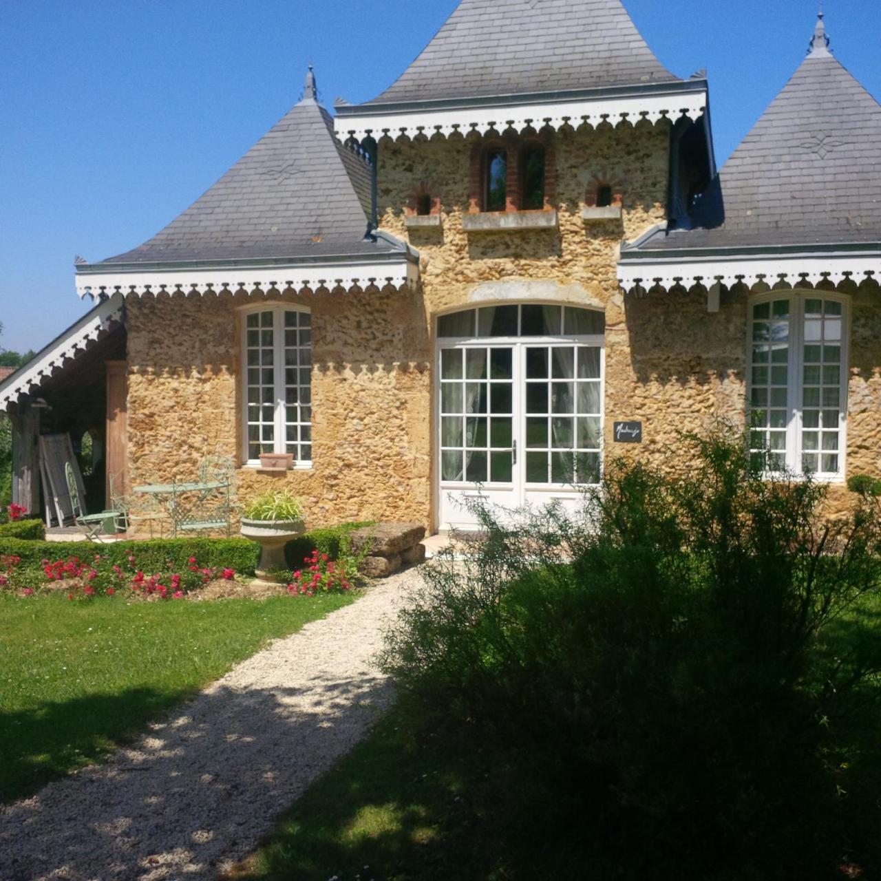 Maison d'Hôtes Lassaubatju Hontanx Exterior foto